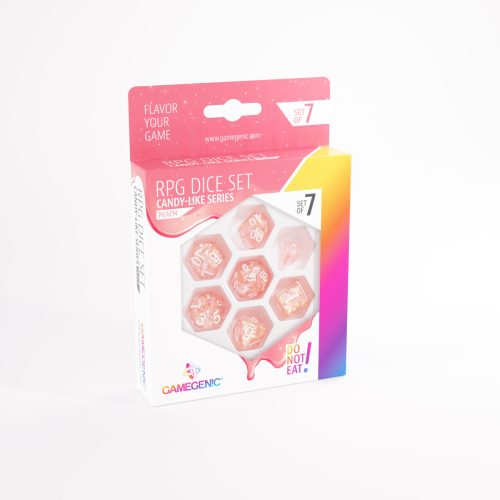 RPG DICE SET - CANDY-LIKE SERIES - Peach