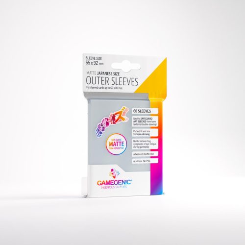 OUTER SLEEVES MATTE JAPANESE SIZE