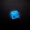 RPG DICE SET - GLOW SERIES - Icy Crumbs D10