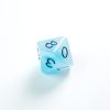 RPG DICE SET - GLOW SERIES - Icy Crumbs D10